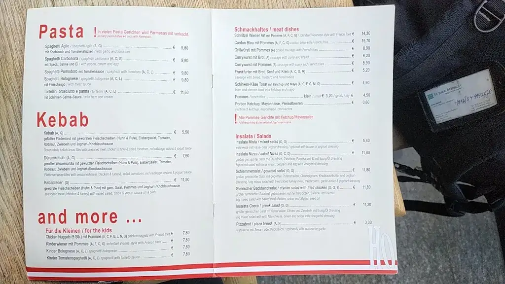 Menu_Hohenhaus Tenne Hintertux, Zillertal/Tirol_Tux_immagine_1