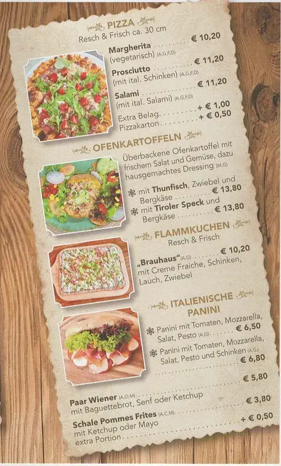 Menu_Restaurant Badino Almwiesngaudi_Vorderhornbach_immagine_3