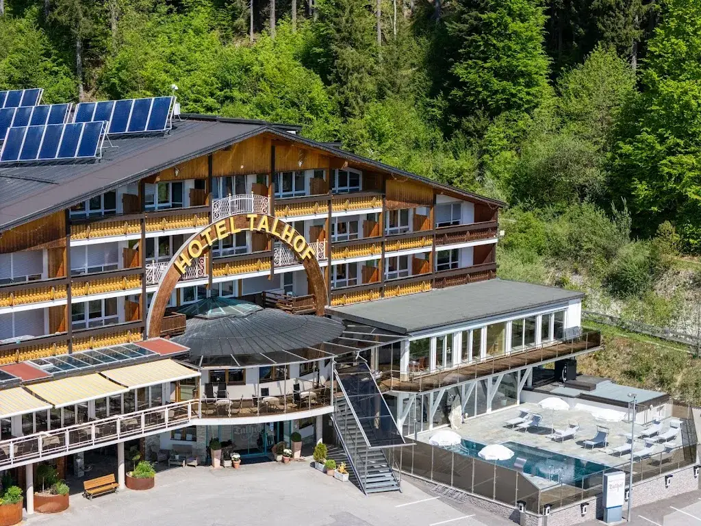 Panoramahotel Talhof restaurant à Wängle