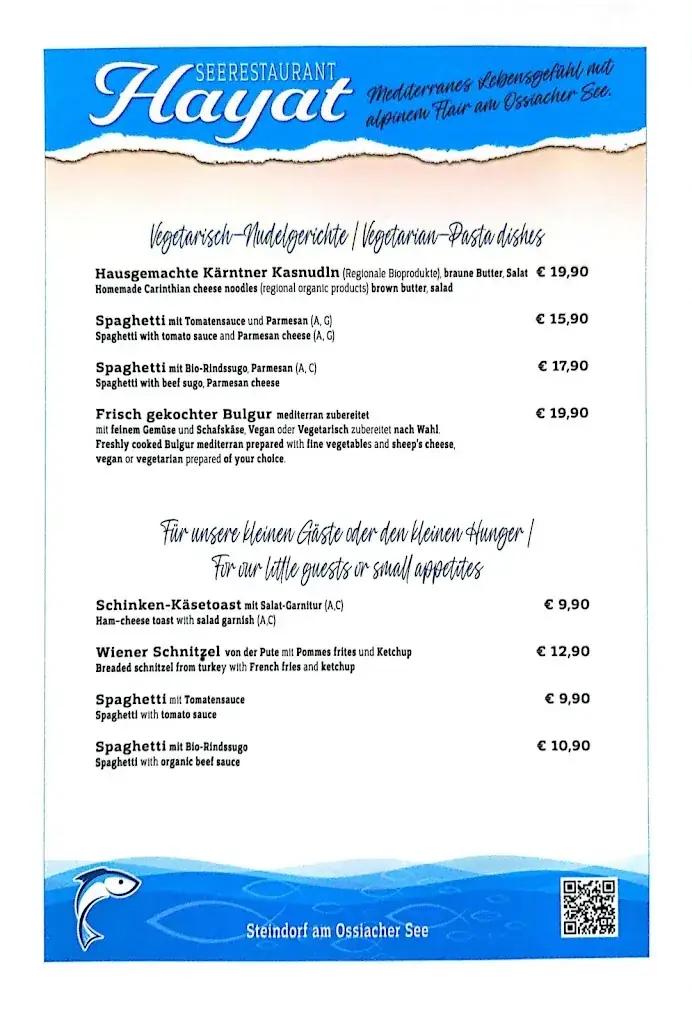 Menu_Hayat - Mediterranes Restaurant Ossiacher See_Bodensdorf_immagine_1