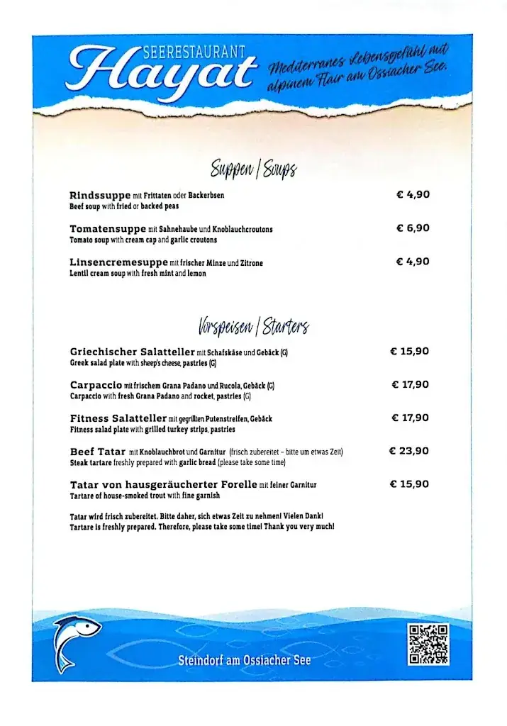 Menu_Hayat - Mediterranes Restaurant Ossiacher See_Bodensdorf_immagine_2