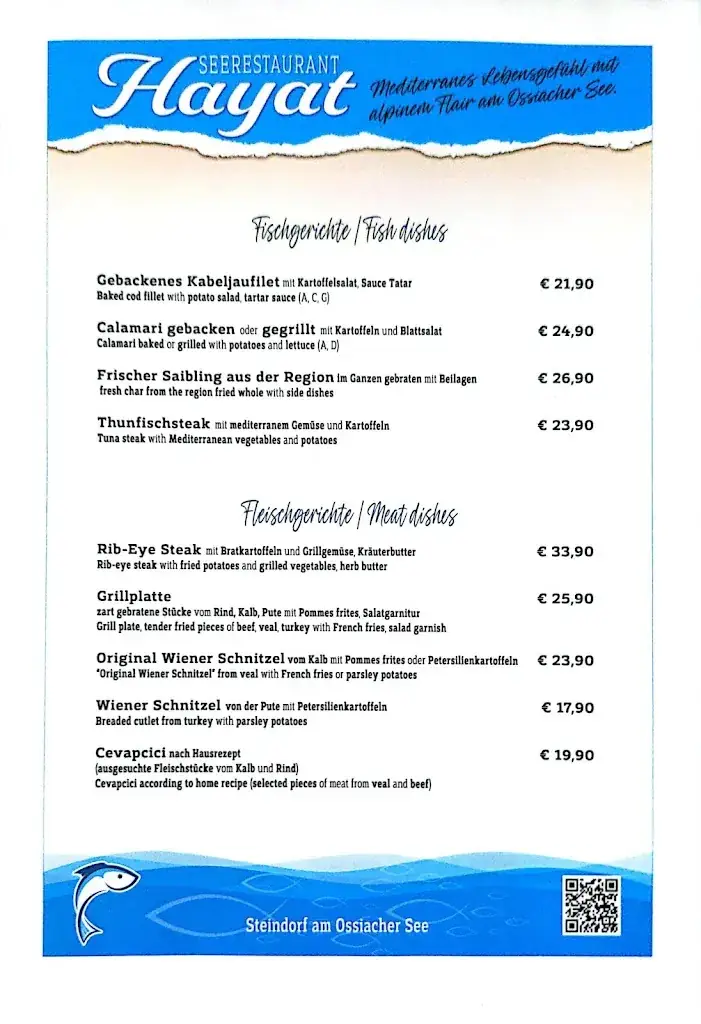 Menu_Hayat - Mediterranes Restaurant Ossiacher See_Bodensdorf_immagine_3