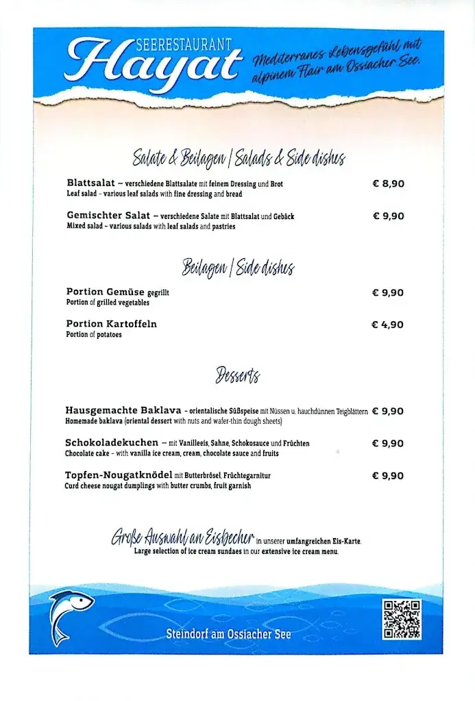 Menu_Hayat - Mediterranes Restaurant Ossiacher See_Bodensdorf_immagine_4