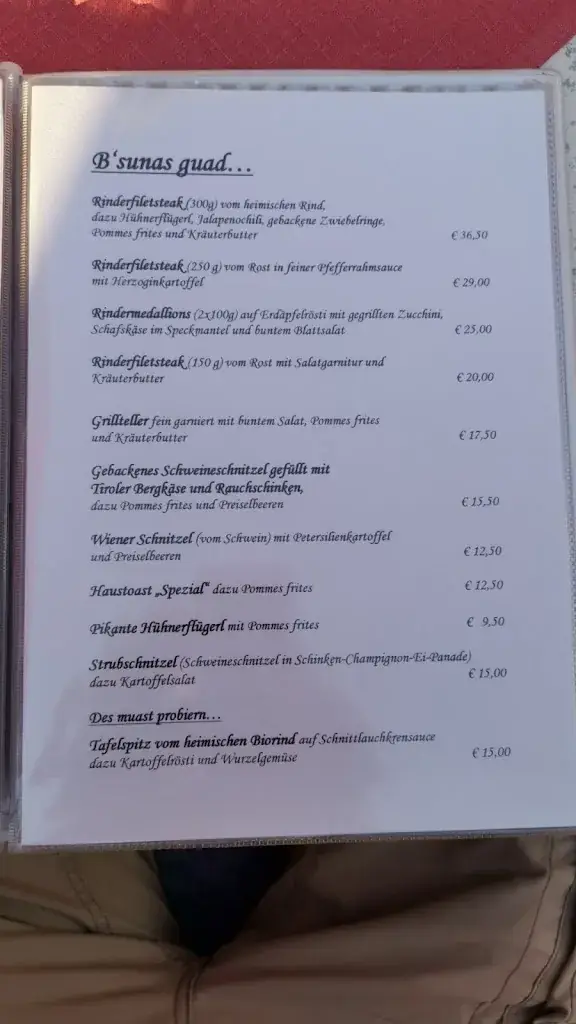 Menu_Gasthof Strub - Strubwirt_Waidring_image_4