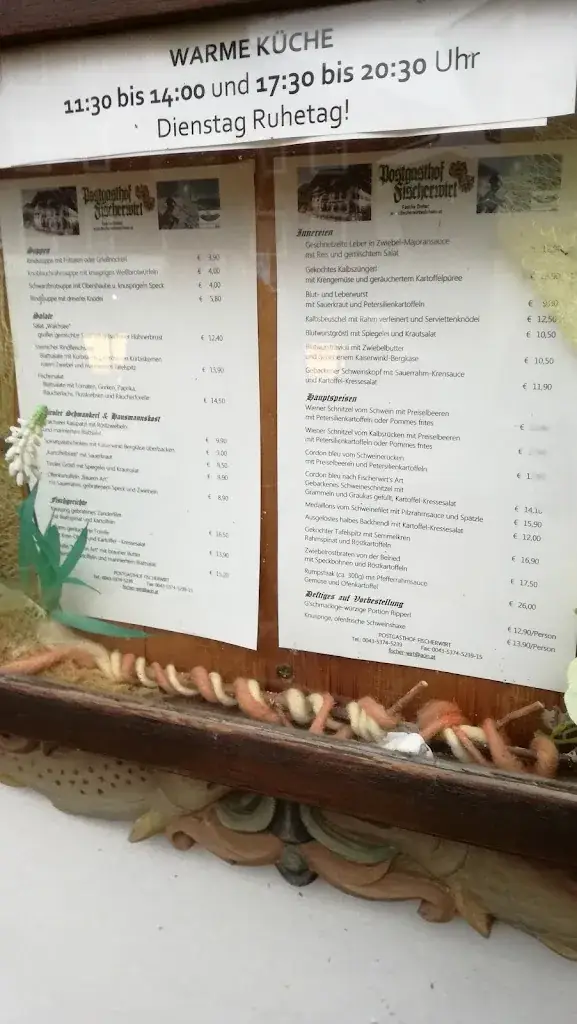 Menu_Postgasthof Fischerwirt_Walchsee_image_1