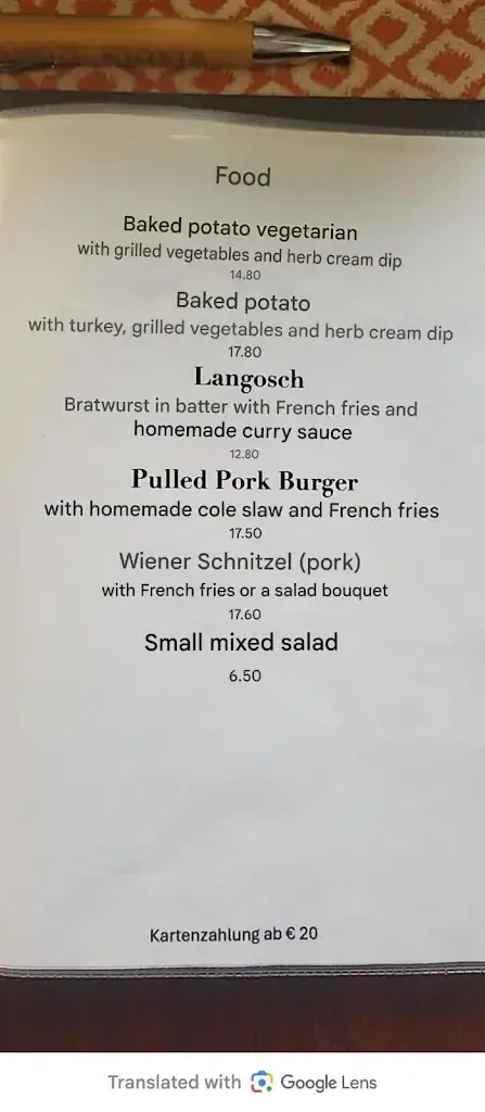 Menu_Cafe See la Vie_Walchsee_image_1