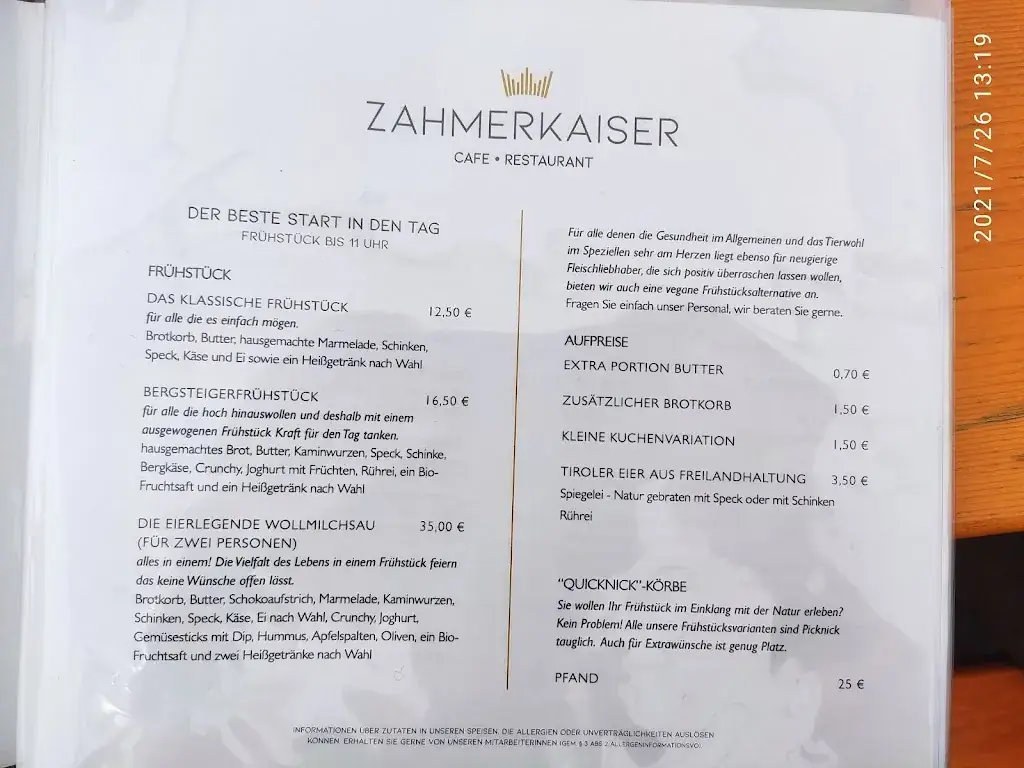 Menu_Zahmer Kaiser Restaurant_Walchsee_image_1