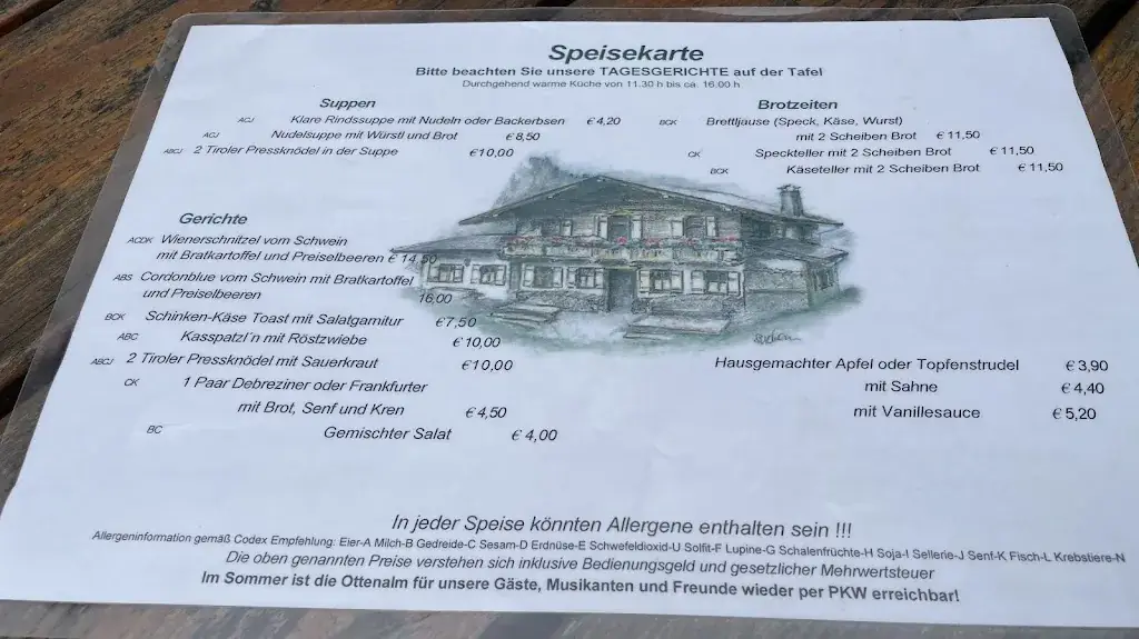 Menu_Berggasthaus Ottenalm_Walchsee_immagine_2