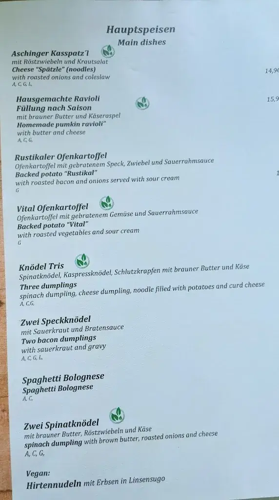 Menu_Alpengasthaus Aschinger Alm_Walchsee_image_3