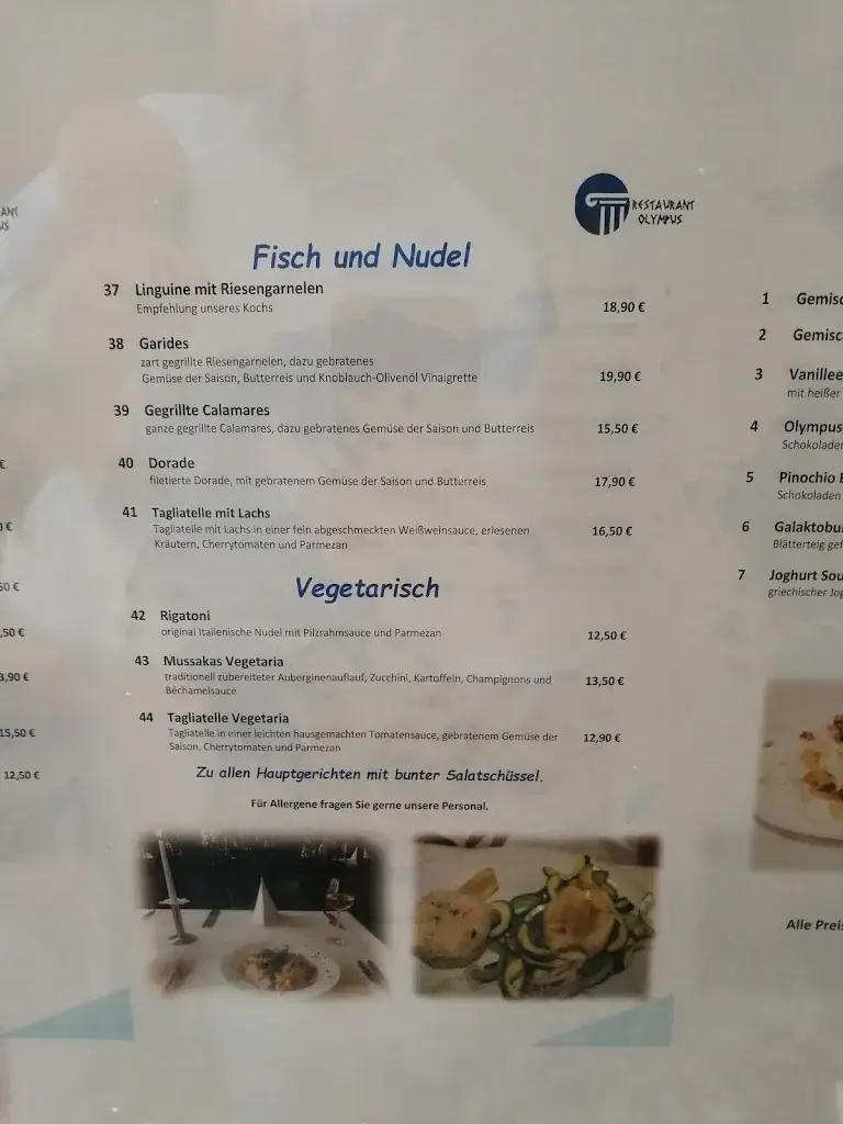 Menu_Restaurant OLYMPUS im Strudelbachhof - Weissach_Weissach_image_3