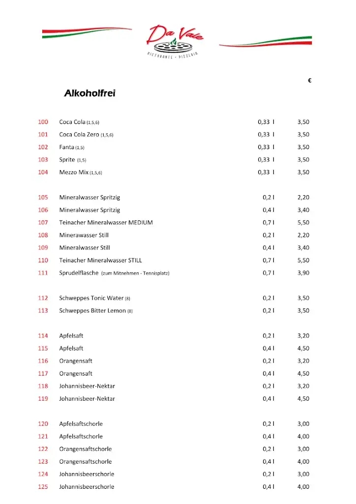 Menu_Ristorante Pizzeria Da Vale_Weissach_immagine_2