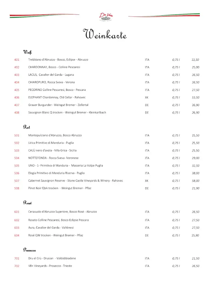 Menu_Ristorante Pizzeria Da Vale_Weissach_immagine_4