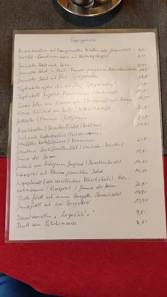 Menu_Loya Stub'n_Wildschönau_immagine_3