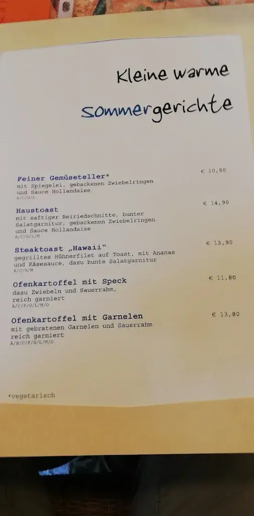 Menu_Restaurant Anderwald im Uferwald am Faaker See_Faak am See_image_4