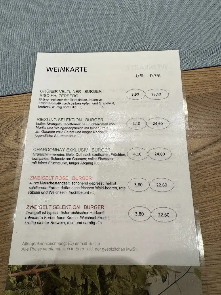Menu_Gasthof Wildschönauer Bahnhof_Wörgl_immagine_4