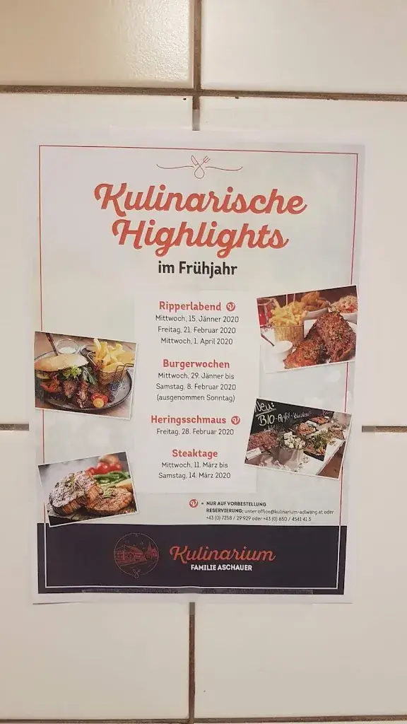 Menu_Kulinarium Aschauer - Golfrestaurant Bad Hall_Adlwang_imagen_1