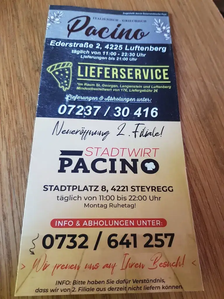 Menu_Pacino | Restaurant & Imbiss_Abwinden_image_1