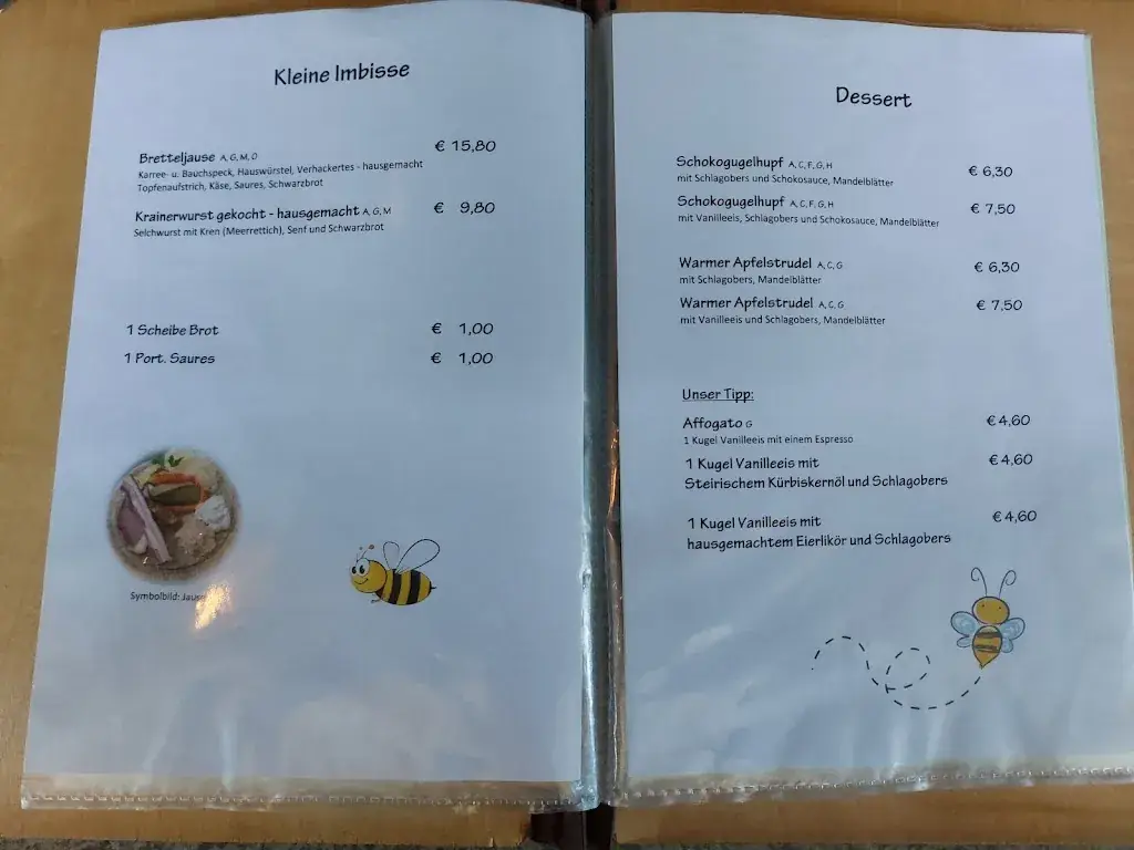 Menu_Bienenhütte am Faaker See_Faak am See_image_1