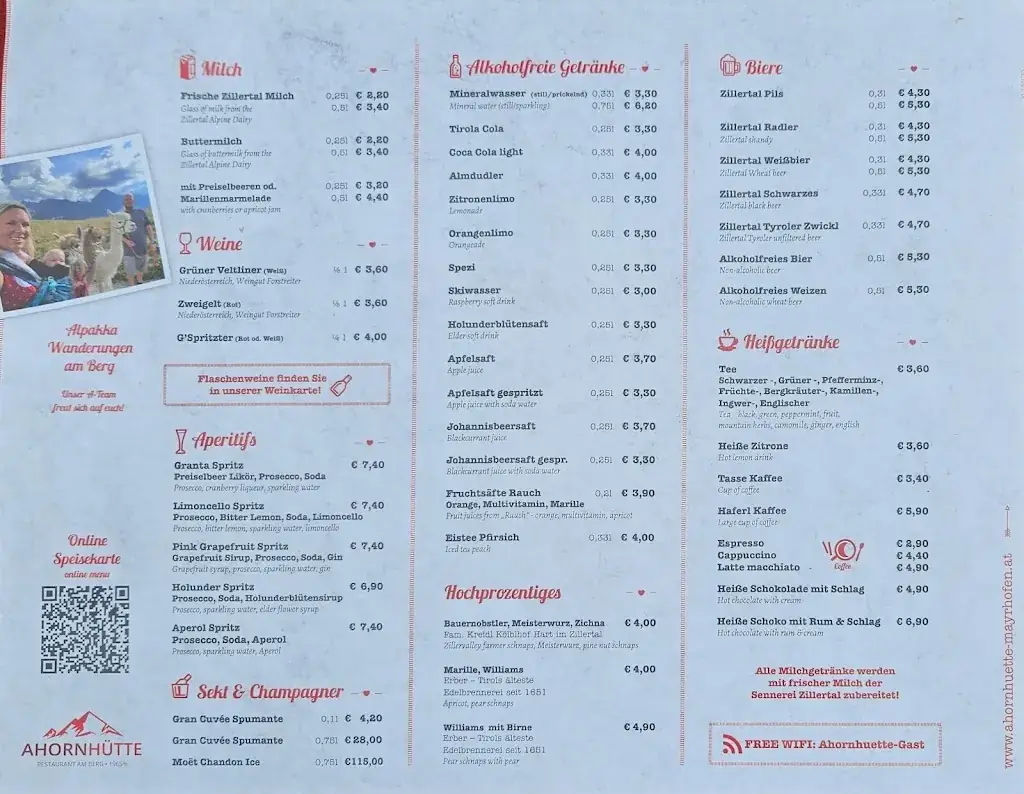 Menu_AHORNHÜTTE AHORNLODGE MAYRHOFEN_Ahorn_image_1
