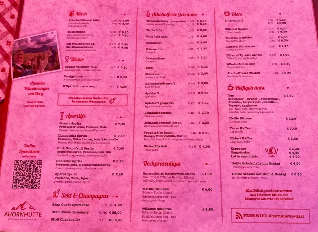 Menu_AHORNHÜTTE AHORNLODGE MAYRHOFEN_Ahorn_image_2