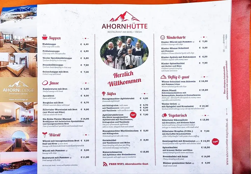 Menu_AHORNHÜTTE AHORNLODGE MAYRHOFEN_Ahorn_image_3