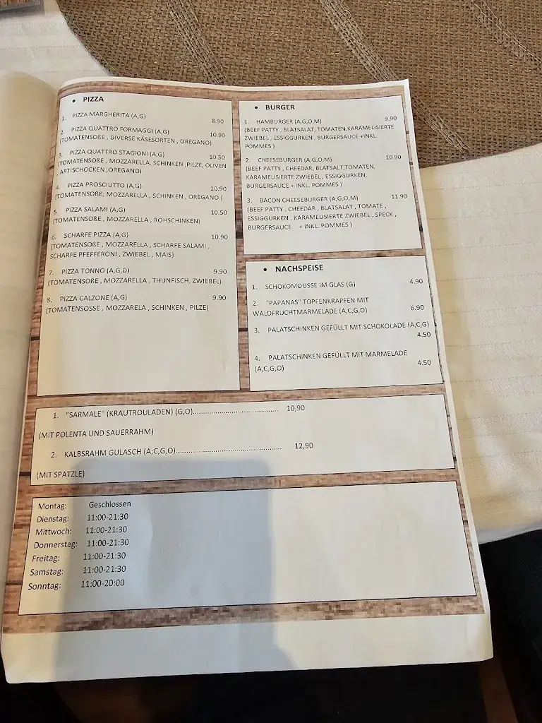Menu_Cozy Bistro_Drassburg_immagine_1