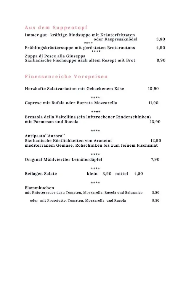 Menu_Bärnsteinhof_Aigen im Mühlkreis_immagine_1