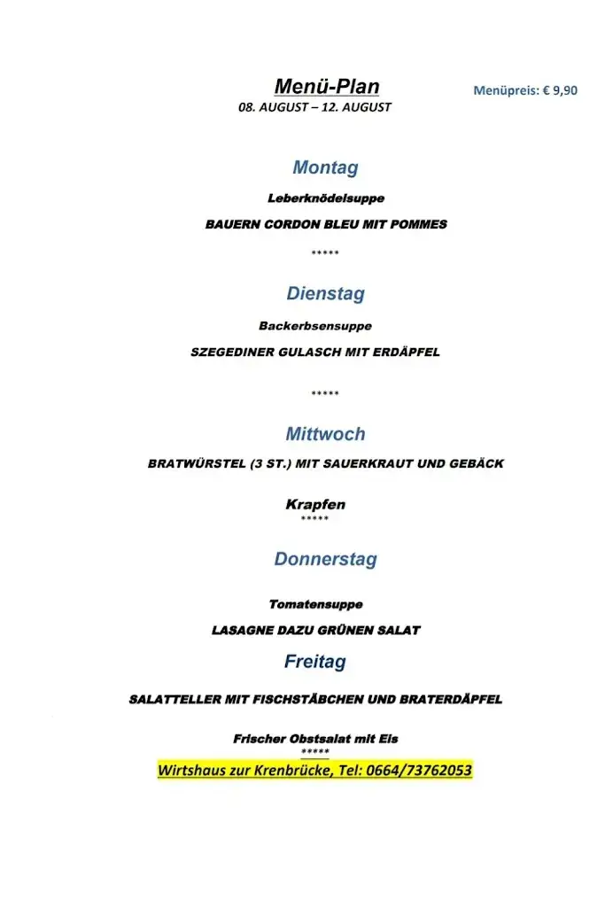 Menu_Wirtshaus Zur Krenbrücke_Aigen im Mühlkreis_image_2