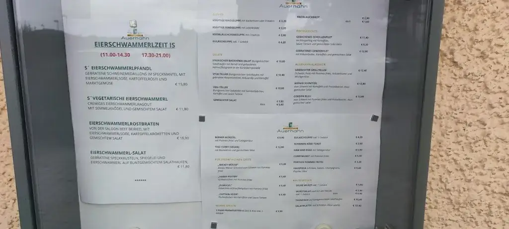 Menu_Gasthaus zum Auerhahn_Aigen im Mühlkreis_image_1
