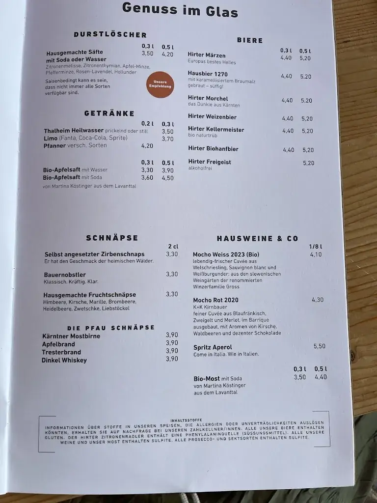 Menu_Mochoritsch Griffen-Rast_Deutsch-Griffen_image_1