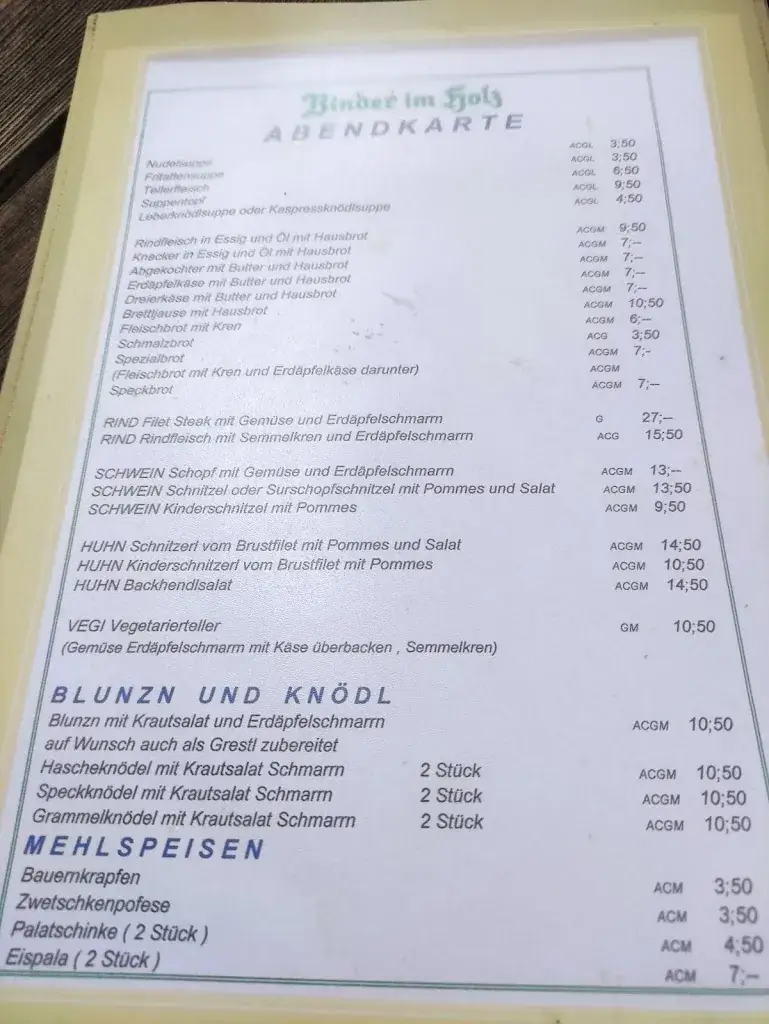 Menu_Binder im Holz_Allhaming_immagine_1