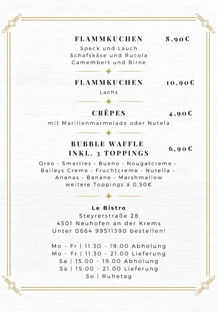 Menu_Le Bistro (Foodtruck)_Allhaming_image_1