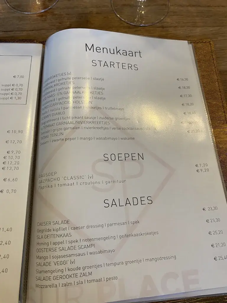 Menü_Sur Place_Aartselaar_Bild_1