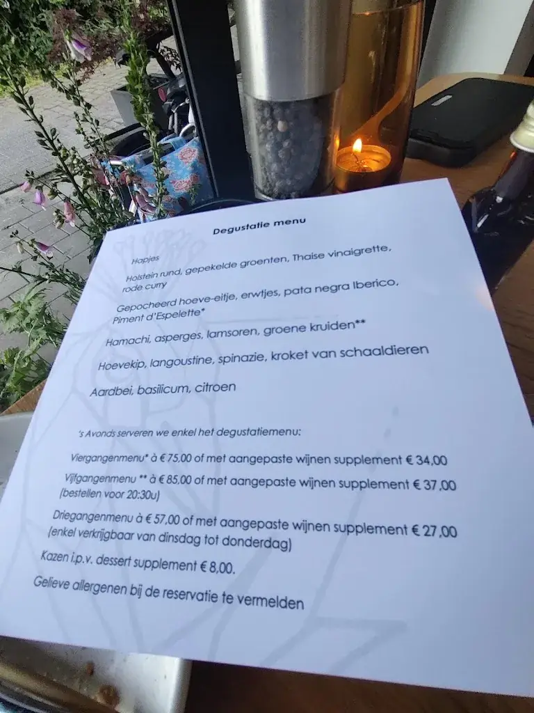 Menu_Restaurant La Rosa_Edegem_image_2