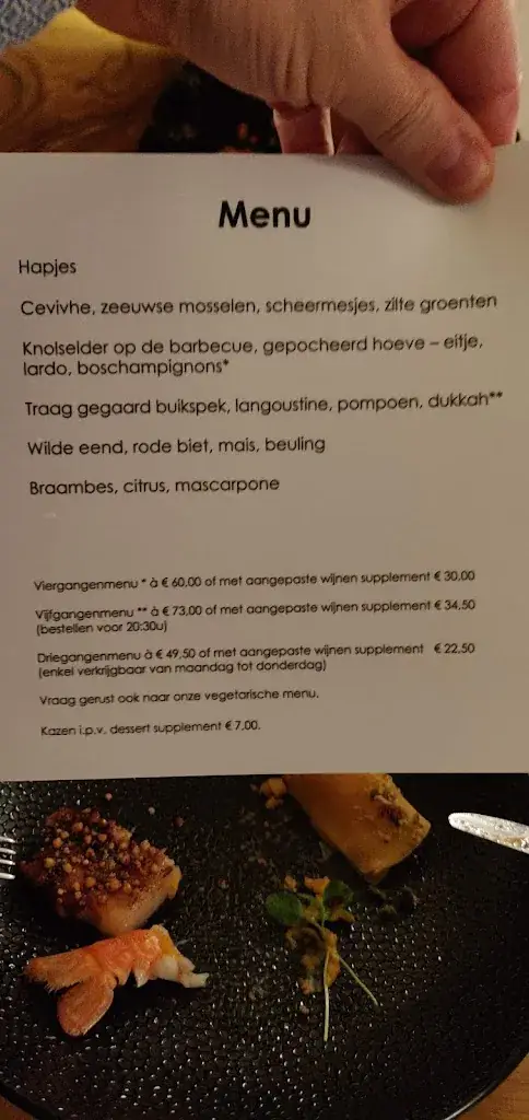 Menu_Restaurant La Rosa_Edegem_image_4