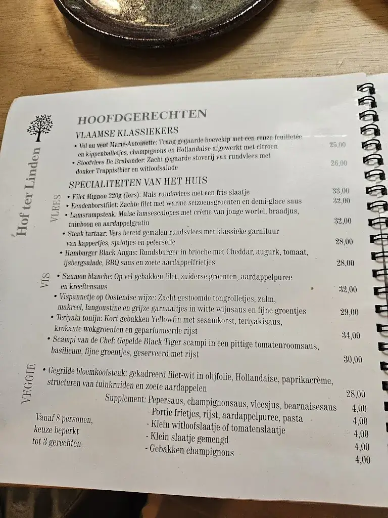 Menü_Brasserie Hof Ter Linden_Edegem_Bild_1