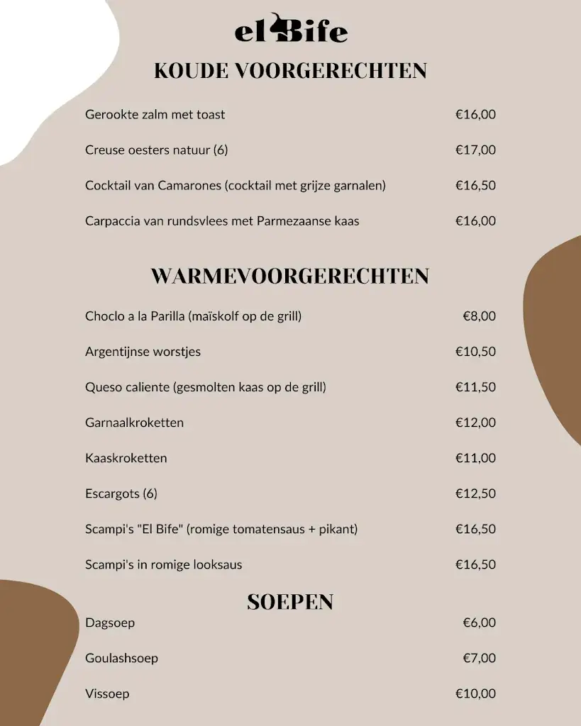 Menü_El Bife_Edegem_Bild_1