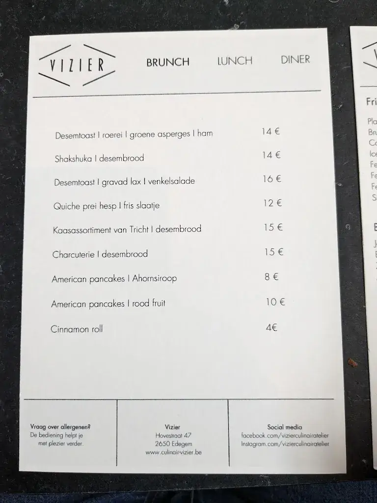 Menü_Vizier - Restaurant - Traiteur_Edegem_Bild_2