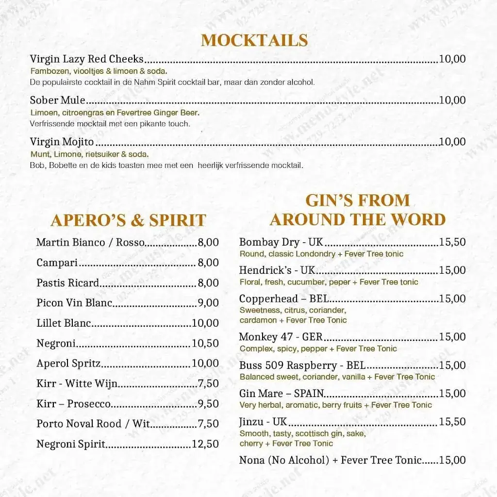 Menu_Nahm Thai Cuisine Edegem_Edegem_image_3