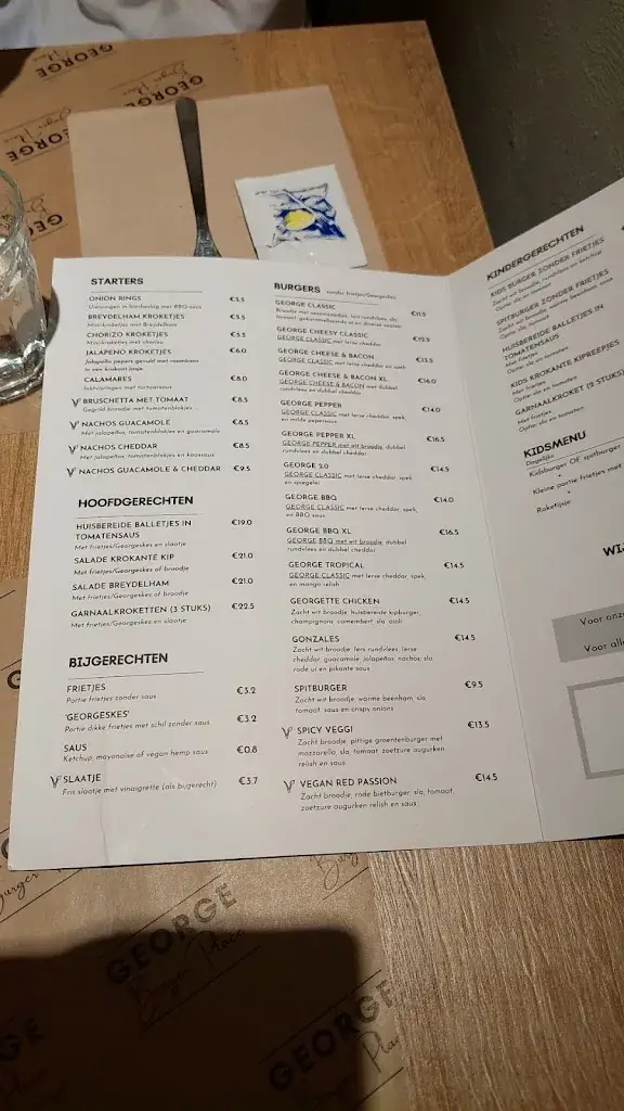 Menu_George Burger Place_Gavere_image_3