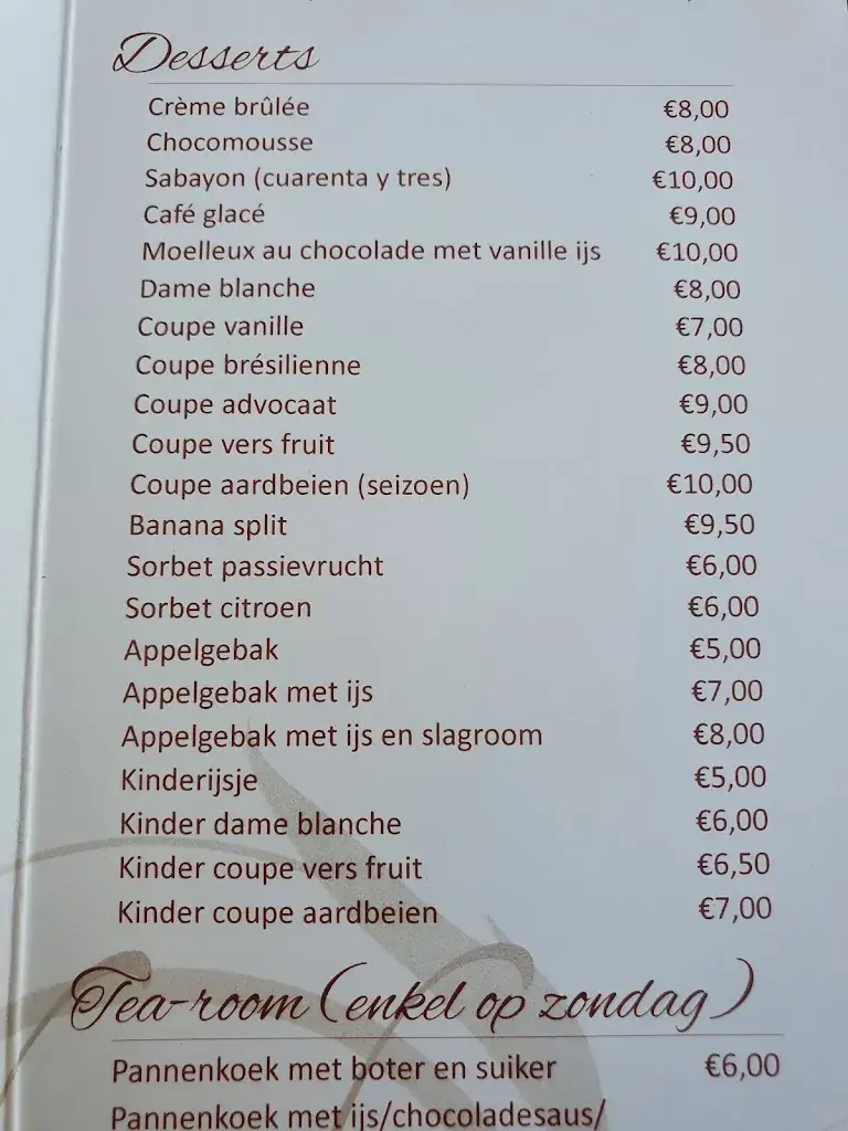 Menü_'t Valeirke_Gavere_Bild_1