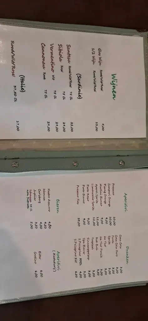 Menu_Pizzeria Sardinia_Eeklo_imagen_2