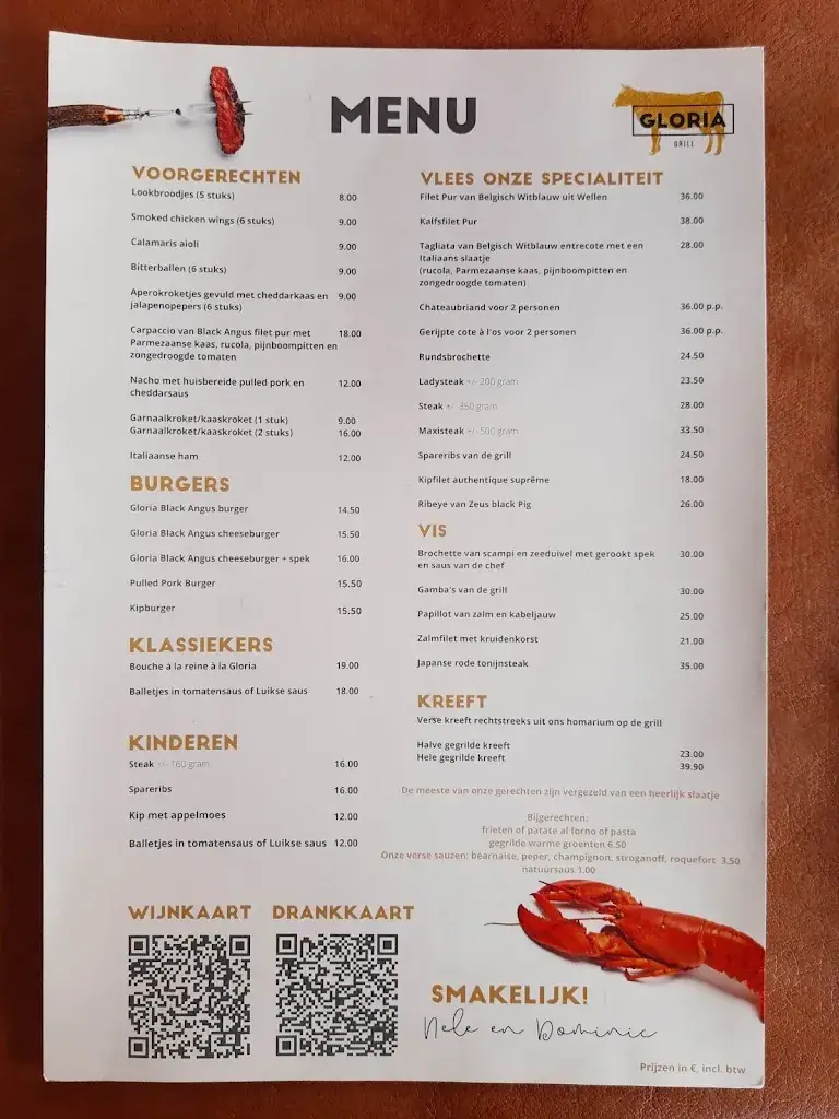 Menü_Gloria Grill Restaurant_Herk-de-Stad_Bild_1