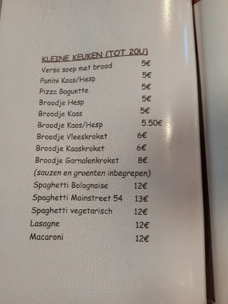 Menü_Mainstreet 54_Geetbets_Bild_1