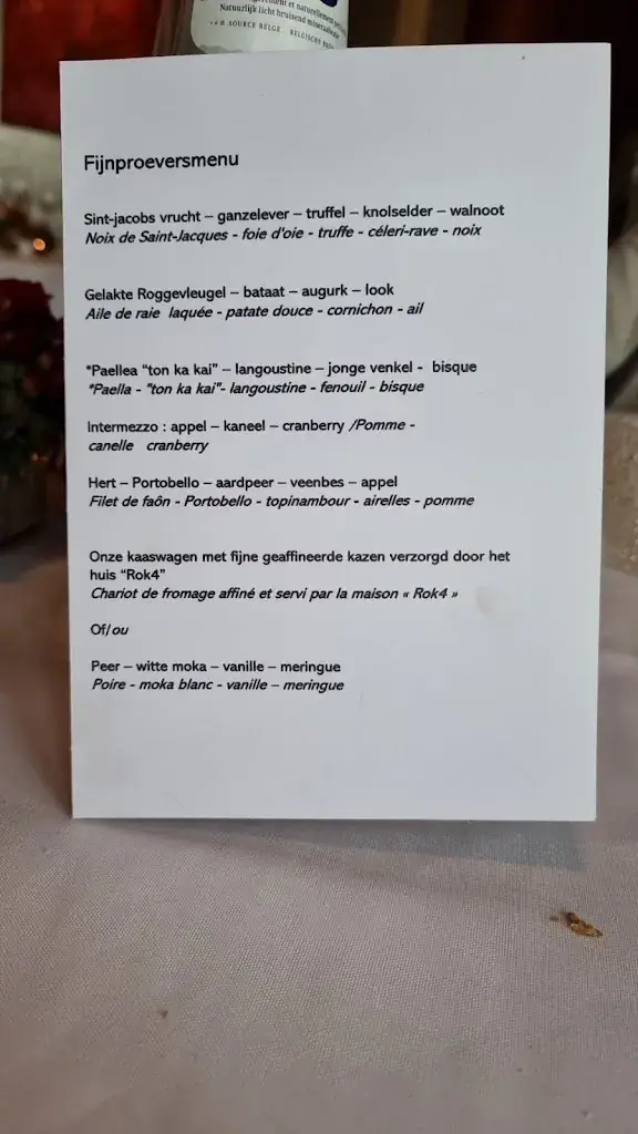 Menu_De Fakkels - Sint-Truiden_Sint-Truiden_image_2