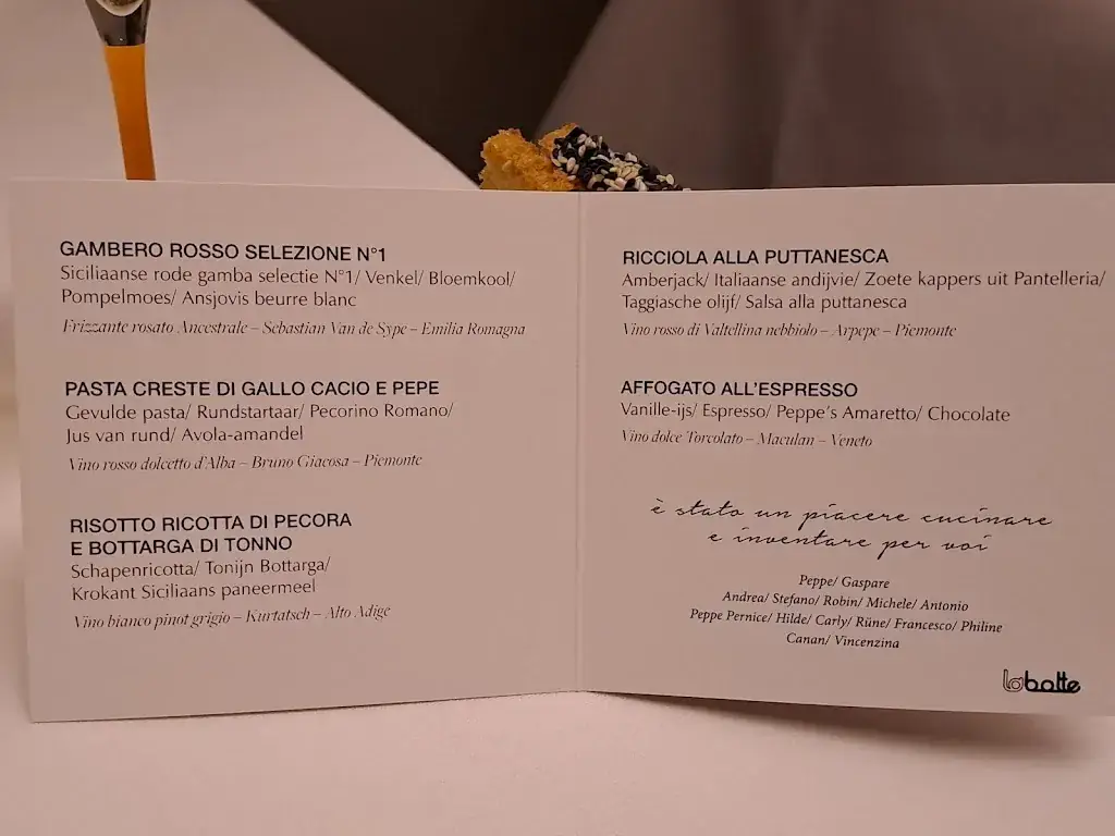 Menu_La Botte_Genk_image_1