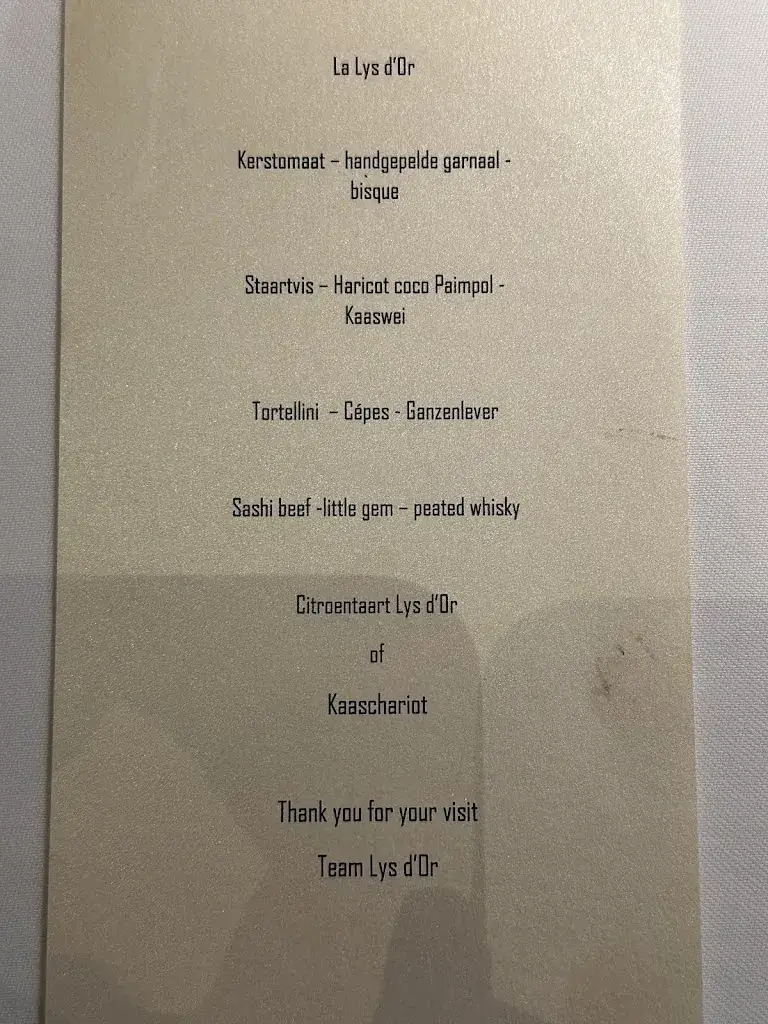 Menü_Lys d'Or_Gent_Bild_1