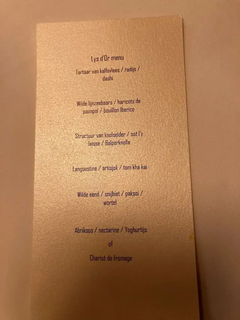 Menü_Lys d'Or_Gent_Bild_3