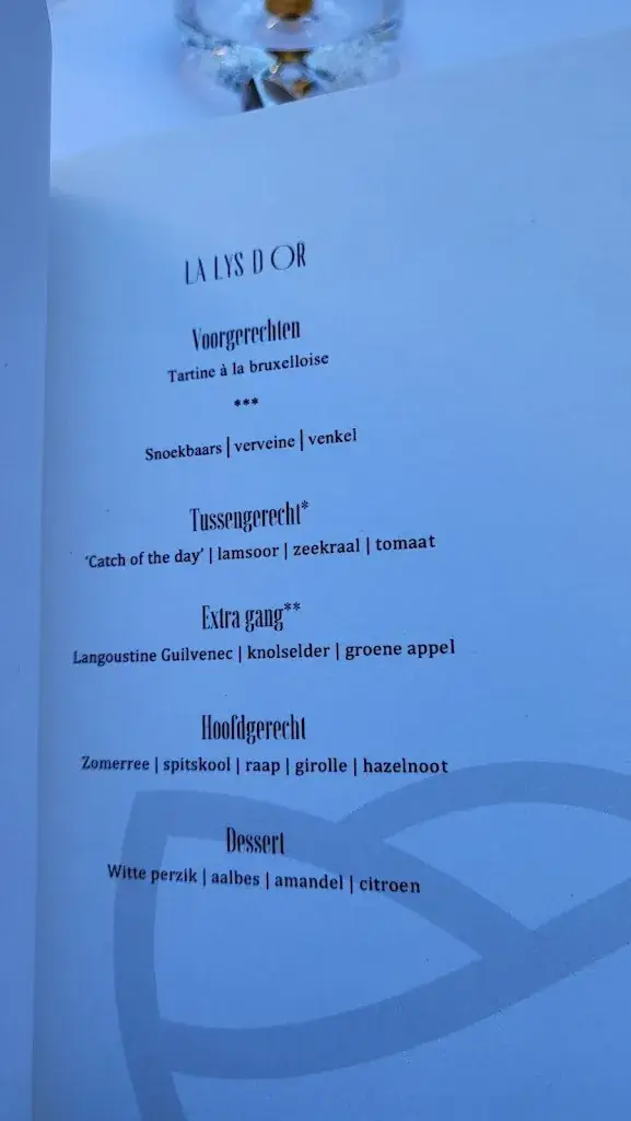 Menü_Lys d'Or_Gent_Bild_4