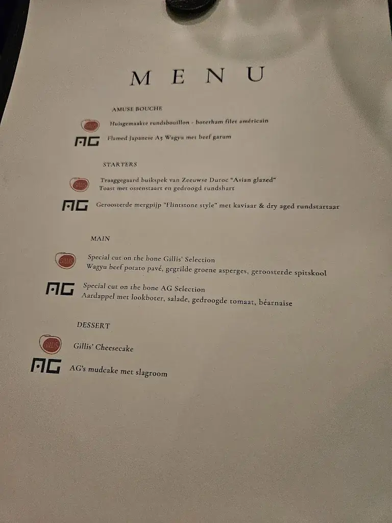 Menü_Restaurant Gillis_Gent_Bild_2